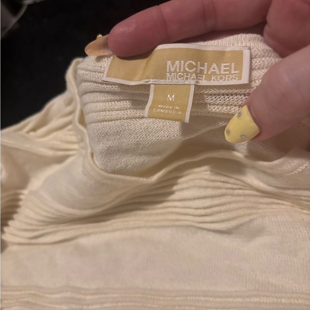 Michael Kors Ivory Knit Top